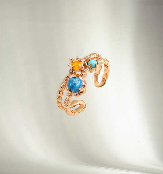 Amorley Cerulean Vow Ring