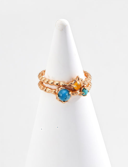 Amorley Cerulean Vow Ring